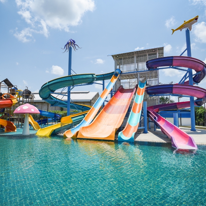 Pool Water slides