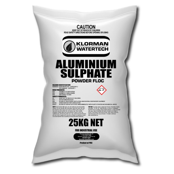 Aluminium Sulphate 25kg